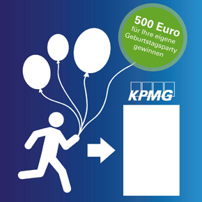 Ein Jahr KPMG Community – 500 Euro für eigene Geburtstagsparty zu gewinnen