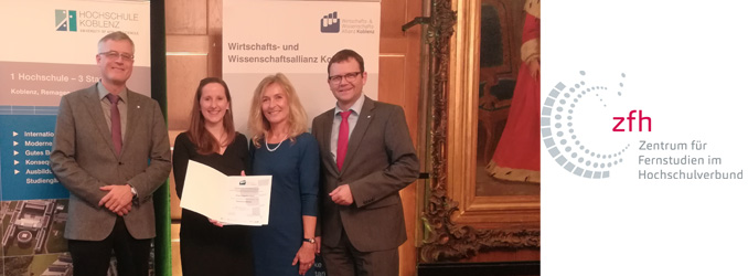 Absolventin Des Fernstudiums Mba Logistik Management Consulting Erhalt Koblenzer Hochschulpreis