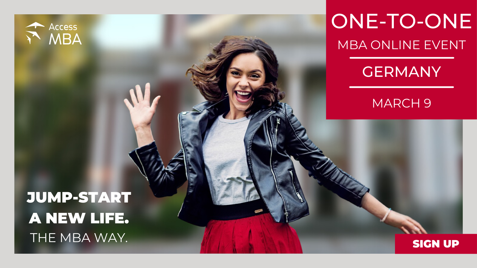 Access MBA Online Veranstaltung in Deutschland am 9. März