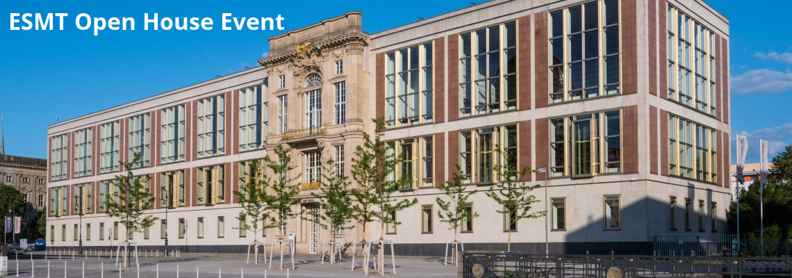 ESMT Open House: Master in Management