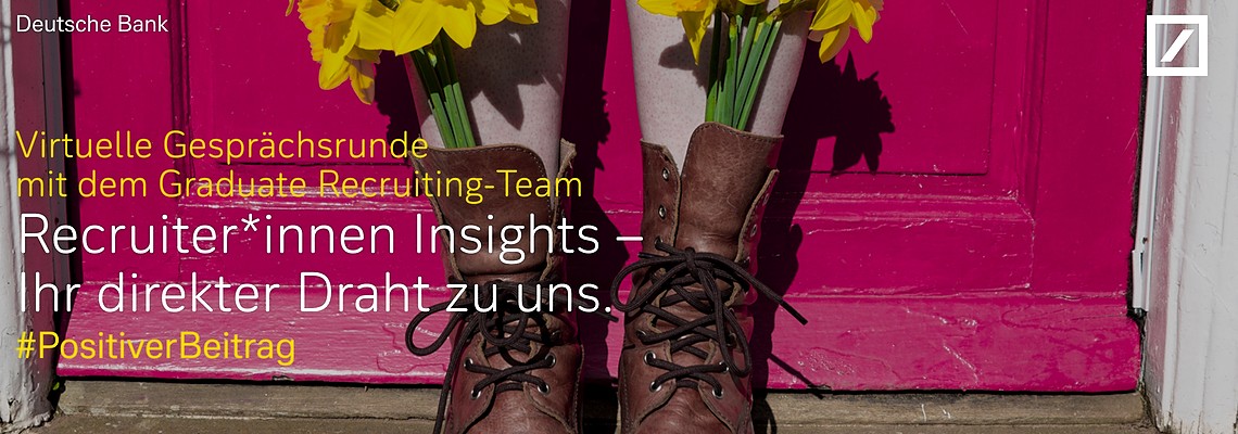 Recruiter*innen Insights – Ihr direkter Draht zu uns.