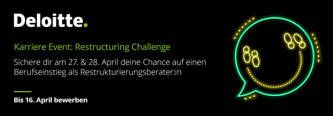 Karriere Event „Restructuring Challenge“