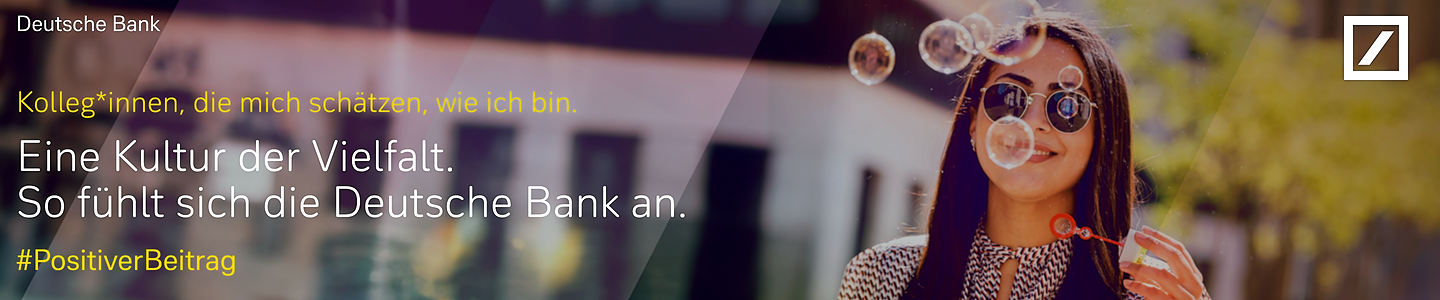 Feel Deutsche Bank. Das Karriere-Event von Frauen für Frauen.