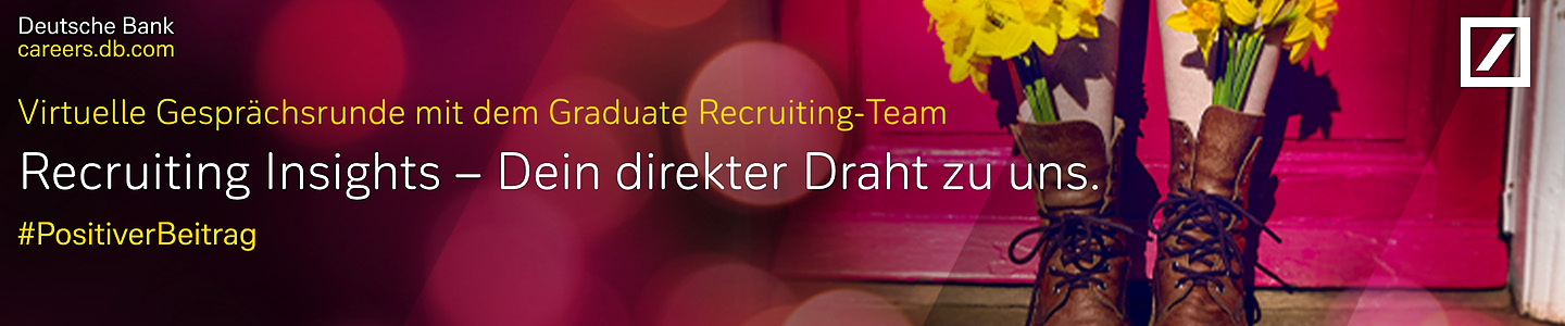 Recruiting Insights – Dein direkter Draht zu uns.