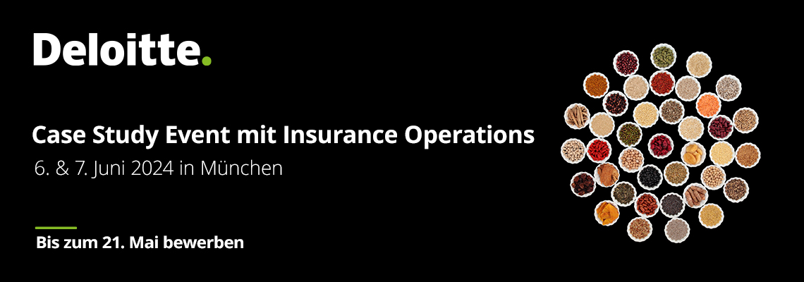 Bring´Würze in deine Karriere – Case Study Event mit Insurance Operations