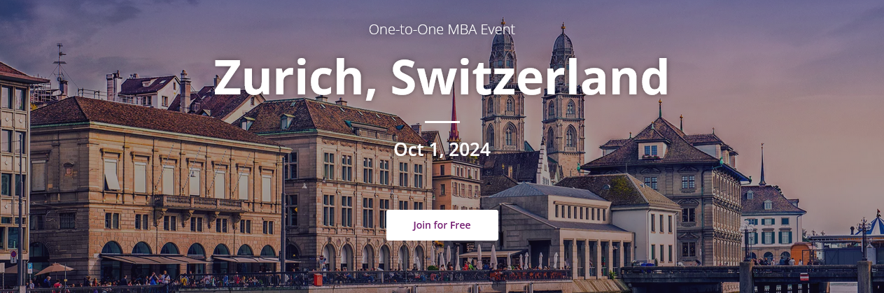 One-to-One Meetings with the World's Top Business Schools - Zurich