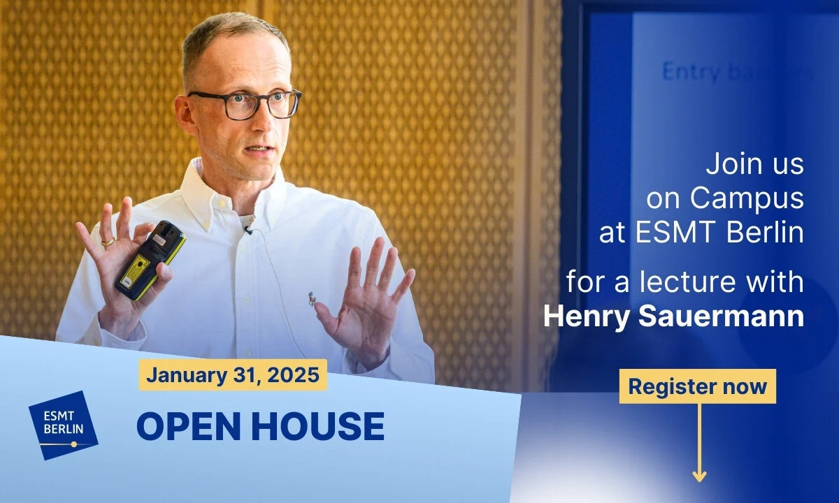 Open House - Degree programs - ESMT