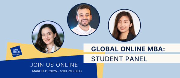 Global Online MBA: Student Panel