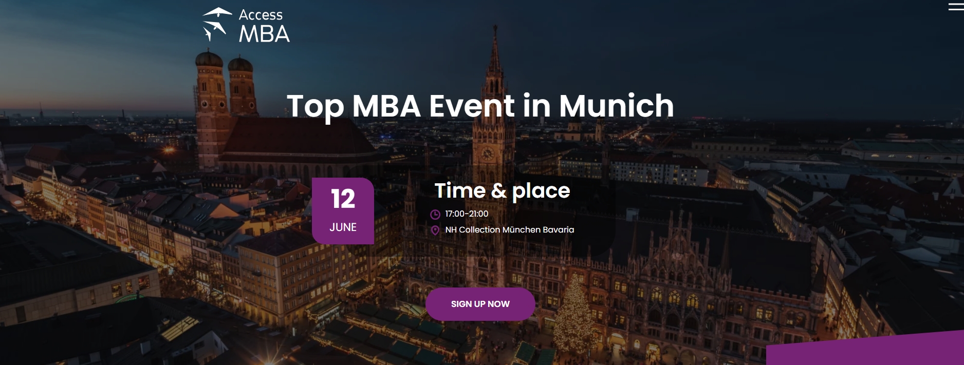 Top MBA Event in Munich
