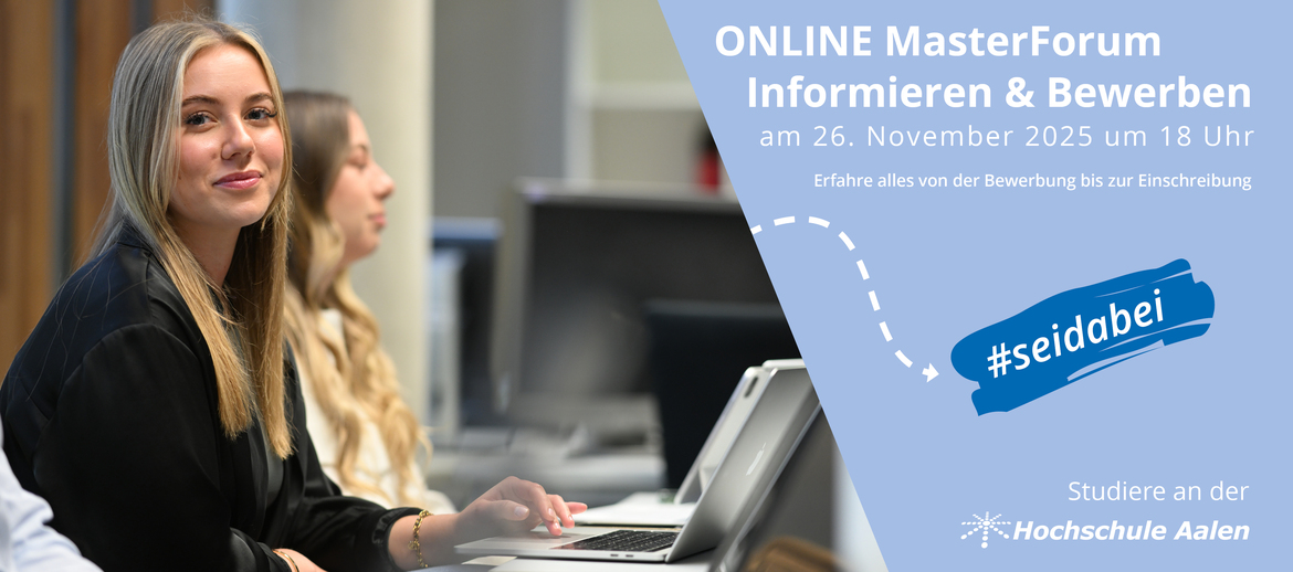 ONLINE MasterForum Informieren & Bewerben