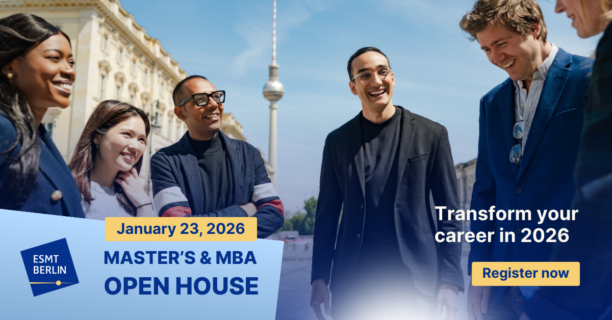 Open House - Degree programs - ESMT